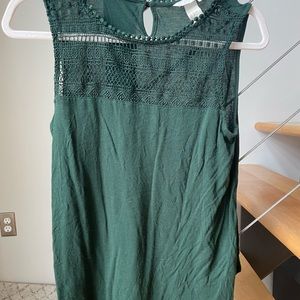 Dark green HM top